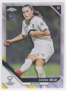 HANNA WIJK 2021-22 TOPPS CHROME CL ROOKIE REFRACTOR #78 RC