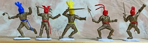 Timpo Recast 5 Bronze Swap Knights - 54mm unpainted plastic models - 1990s - Picture 1 of 1