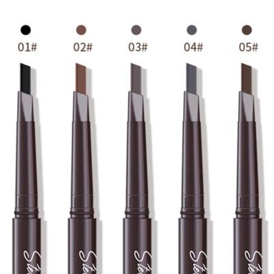 Waterproof Eye Brow Eyeliner Eyebrow Pen Pencil Brush Double Head Makeup Tools ∮ - Image 1 of 4