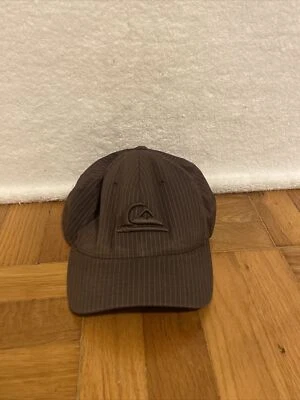 Quicksilver Calce Elástico Marrón Rayas Bordado Adulto Hombre Talla Única FlexFit Foto 1 de 4