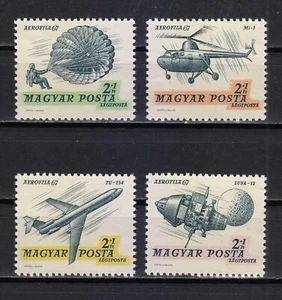 Hungary 1967 MNH Mi 2351 IA-2354IA Sc CB27-CB30 History of Hungarian Aviation ** - Picture 1 of 2