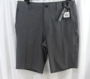 NWT O'Neill Mens Grey Relaxed Fit Hyperdry Hybrid Stretch Board Shorts 32 - Picture 1 of 5