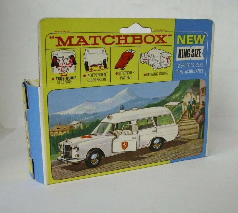 Repro Box Matchbox King Size K- 6 Binz Ambulance - Bild 1 von 2