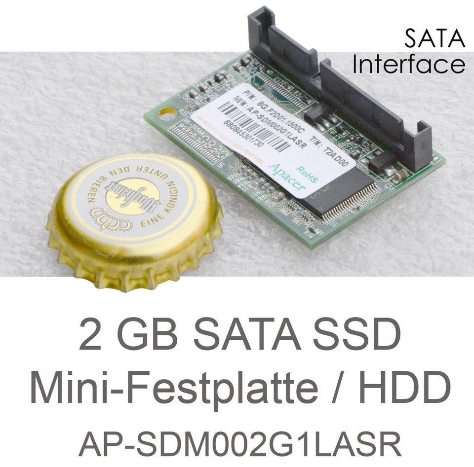 Mobile SATA S-ATA 2Gigabyte Hard Disc Drive HDD SSD Hard Drive Doc Module 0J016G - Image 1 of 1