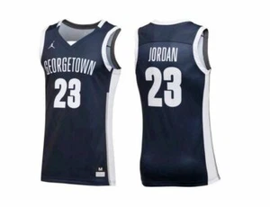 Nike Jordan Georgetown Hoyas Basketball Tank Men's Large Navy 928681 - Picture 1 of 1