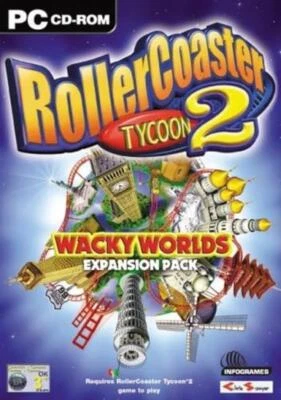 RollerCoaster Tycoon 2: Wacky Worlds Expansion Pack PC 2003 Top-quality - Image 1 of 4