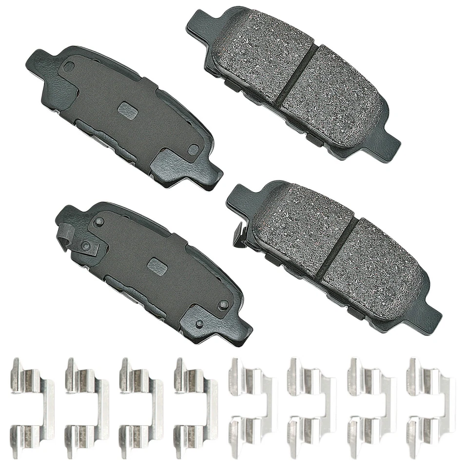 For 2017-2021 Nissan Rogue Sport Disc Brake Pad Set Rear Akebono 2018 2019 2020 - Image 1 of 1