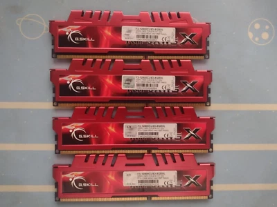 Gskill 4x4GB DDR3 1600 CL9-9-9-24 1.5v PC3 12800 - Image 1 of 4