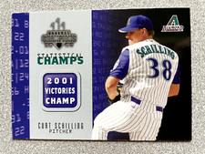 2003 Donruss Champions Curt Schilling Statistical Champs Card #SC-3 Diamondbacks