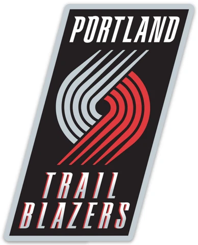 Portland Trailblazers Basketball  - Classic Logo Type MAGNET Cover