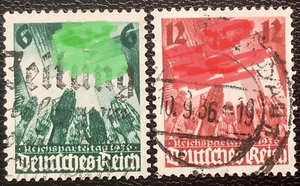 Deutsches Reich 1936 Briefmarken Michel Nr. 632-633 schöne Stempel - Bild 1 von 2