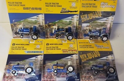 ERTL PULLING  TRACTORS NEW HOLLAND TRACTORS  6- TOTAL PULLERS  1:64 Scale SALE! - Image 1 of 4