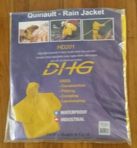 Dutch Harbor Gear HD201 Yellow X-Large Quinault Rain Jacket - Picture 1 of 3