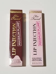 Plump your Lips - Too Faced Maximum Plump Lip Injections (2) w/Choco Plump - Picture 1 of 2