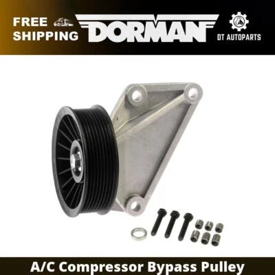 For 1997-2001 Ford Expedition Dorman A/C Compressor Bypass Pulley 1998 1999 2000 - Image 1 of 4