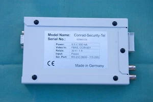 Conrad-Security-Tel ohne Netzteil; Video Server; ST9801124; 8,5V 500mA; 75 71 87 - Bild 1 von 5