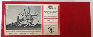Marine Model Company James 6 Pounder Metal Model Kit No 1125 - Picture 1 of 4