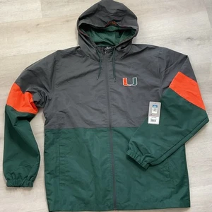 Colosseum Mens University of Miami Hurricanes Jacket NWT XL - Picture 1 of 11