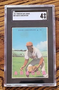 DAVE CONCEPCION 1967 Topps Venezuela #89 David Venezuela SGC 4 Rarity - Picture 1 of 3