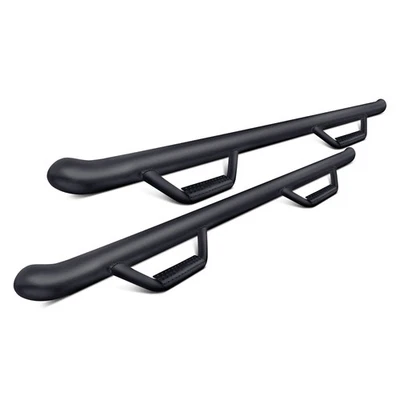 For Dodge Ram 1500 98-01 N-Fab D9773XC-TX 3" Cab Length Black Round Nerf Steps - Image 1 of 4