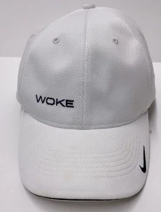 Nike Dri Fit Legacy 91 Woke Baseball Cap Hat White Sz L / XL - Picture 1 of 6