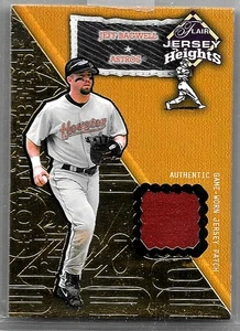 JEFF BAGWELL 2002 FLEER FLAIR JERSEY HEIGHTS GOLD FOIL GAME USED JERSEY#025/100 - Picture 1 of 1