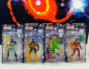 1999 Batman Beyond Batlink LOT of 4 MINT action figures : Robin, Joker,Batman - Picture 1 of 13