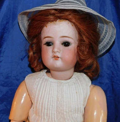  Antique German 22"All Original  Cuno, Otto & Dressel Bisque Head Doll 1912-4 - Image 1 of 4