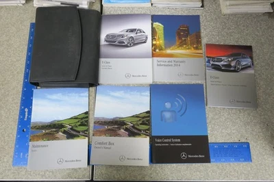 Juego de libros manual del propietario Mercedes Benz E250 E300 E350 E550 E63 ECLASS 2017 OM936 Foto 1 de 2