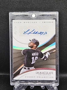 2018 Immaculate YOAN MONCADA Dugout Collection Auto 1/1 one of one - Picture 1 of 3