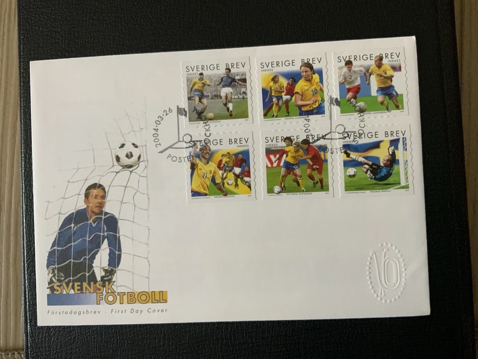 Sweden 2004 #2482a-f   Soccer - FDC - Image 1 of 1