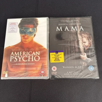 American Psycho DVD & MAMA DVD New & Sealed free P&P  - Image 1 of 2
