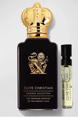 X For Women by Clive Christian 2 ml frasco spray nuevo sellado de fábrica Foto 1 de 4