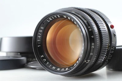 "Mint+++ Hood" Leica Summilux M 50mm f/1.4 Black E43 Ver.2 II 2nd Lens Germany - Image 1 of 4