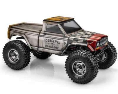 JConcepts JCI Warlord Pre-Trimmed 1/10 Tucked Rock Crawler Body (Clear) (12.3") - Image 1 of 4