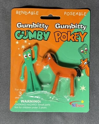 FIGURAS FLEXIBLES DE COLECCIÓN GUMBY Y POKEY Foto 1 de 3