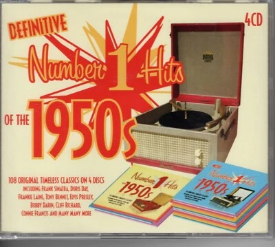 Number 1 Hits Of The 1950s (4CD) Neu & Originalverpackt - Bild 1 von 2