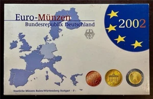 KMS - Deutschland - "Kursmünzensatz EURO 2002 - Stuttgart -F-" - Bild 1 von 3