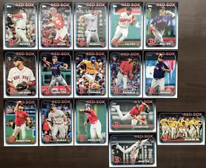 2024 TOPPS SERIES 1 BASE TEAM SET BOSTON RED SOX QTY - Picture 1 of 1