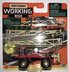 MATCHBOX PLATAFORMAS DE TRABAJO METAL GRANJA FRESCO CS27 ROJO PULVERIZADOR DE CULTIVOS NUEVO ENVÍO EL MISMO DÍA - Imagen 1 de 2