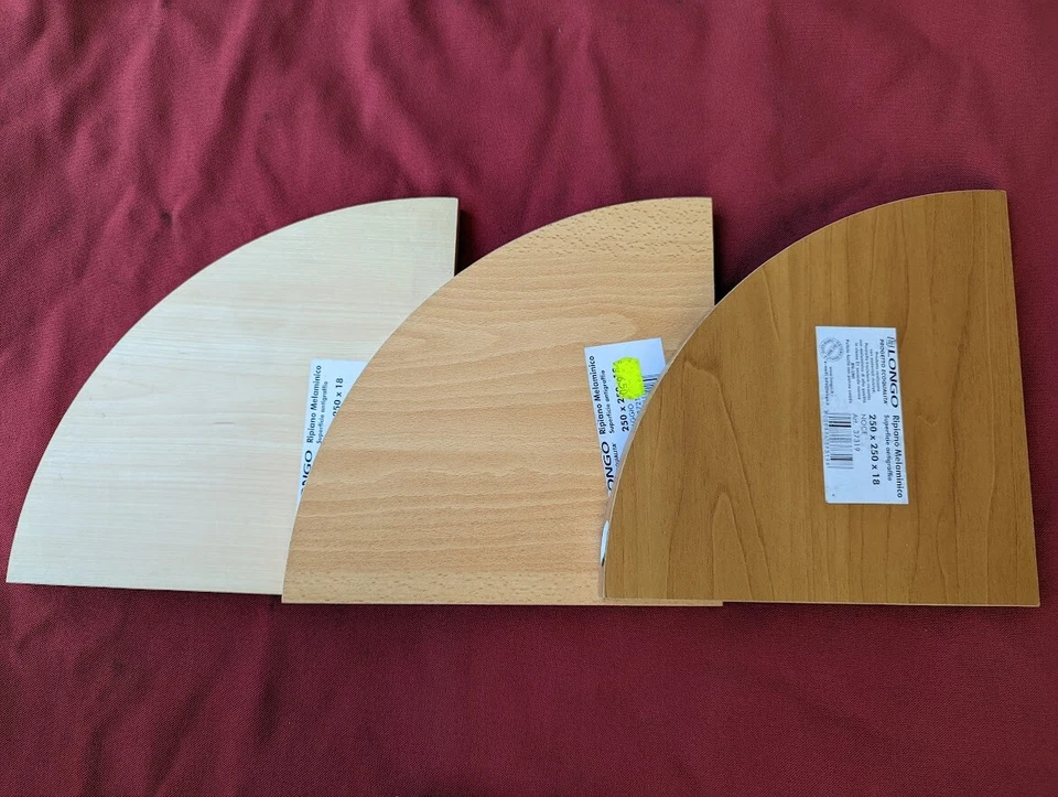 Mensola ripiano ad angolo angolare vari colori da 250x250x18 Prezzo affare!!! - Immagine 1 di 1
