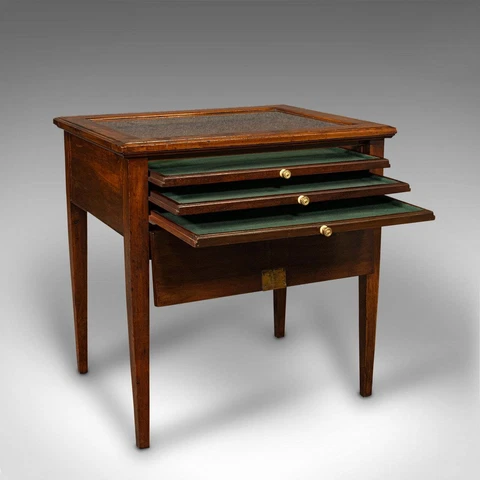 Antique Jeweller's Display Cabinet, English, Bijouterie, Specimen, Victorian Cover