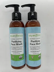 Sky Organics  Blemish Control Face Wash 2 x 6 oz. FAST FREE SHIPPING!! - Picture 1 of 1