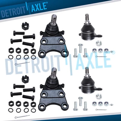 4pc Front Suspension Ball Joint Set for Isuzu Rodeo Sport Amigo Honda Passport - Image 1 of 4