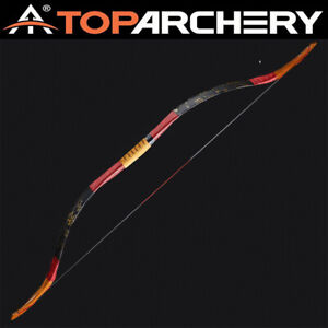 100%Handmade Mongolian Horsebow Archery Traditional Longbow 15-50lbs Recurve Bow