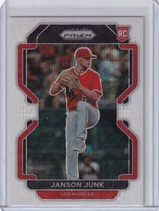 2022 PRIZMS WHITE WAVE RC JANSON JUNK LOS ANGELES ANGELS PRIZM ROOKIE GE-2692 - Picture 1 of 2
