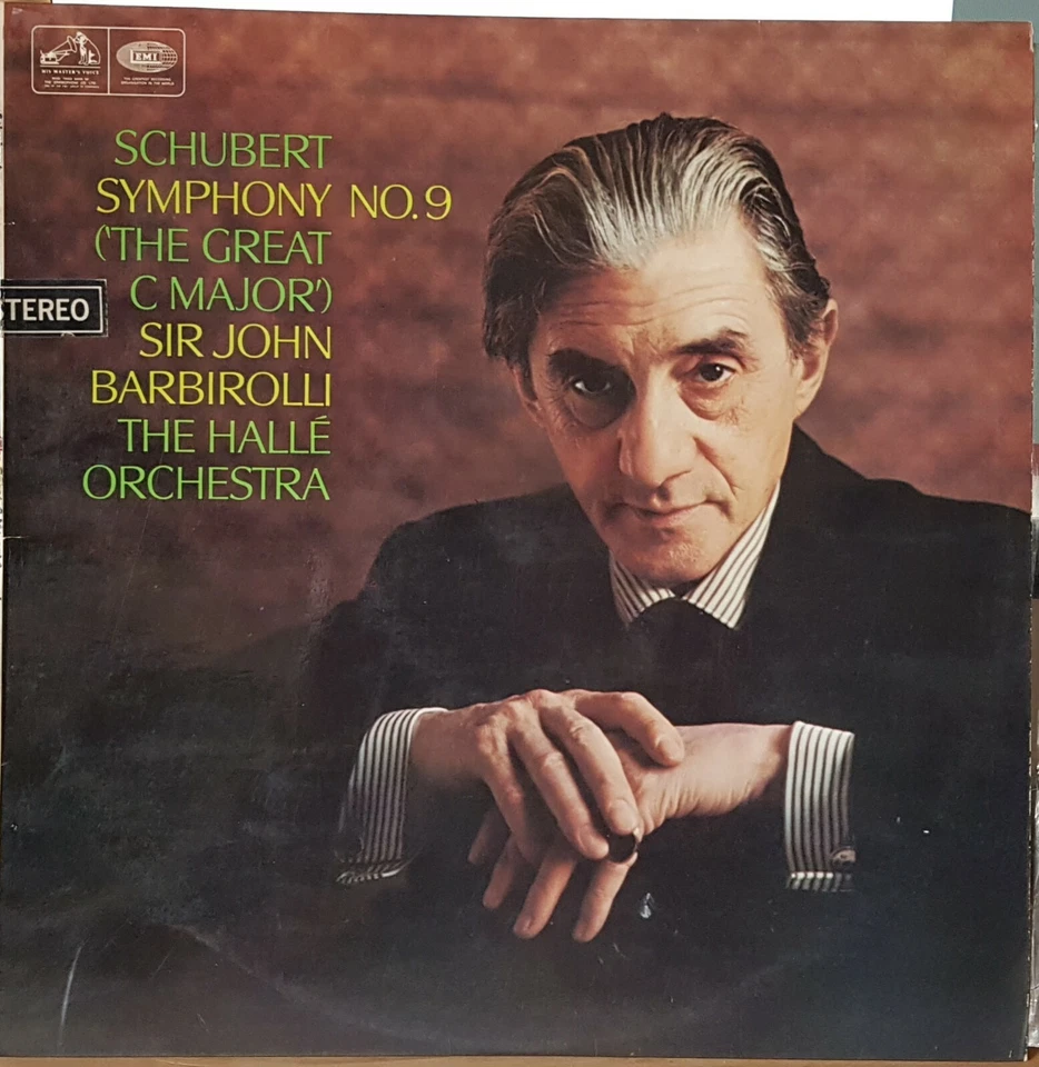 John Barbirolli, Hallé Orchestra – Schubert Symphony 9 -  stereophonic LP record - Image 1 of 3