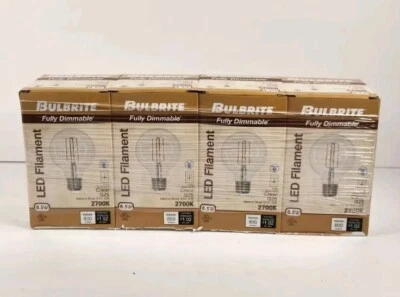 Bulbrite 776706 2.5W LED G16 2700K Filament E12 Dimming -4-Pack (15B1) - Image 1 of 4