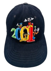 *De colección* Sombrero Ajustable Negro Mickey & Friends Parques Disney Walt Disney World 2001 - Imagen 1 de 5