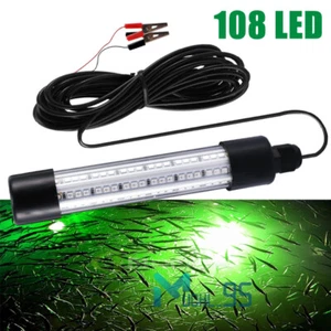 Barco de luz de pesca nocturna sumergible bajo el agua Atraer peces LED 12V 13W - Picture 1 of 15